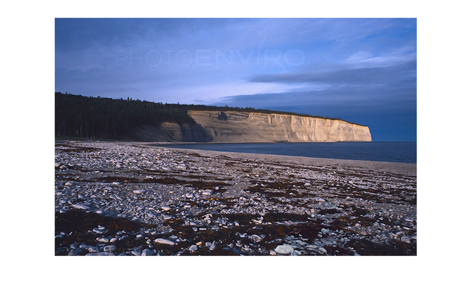 Another image from my website, www.photoenviro.com. Sea cliffs on Anticosti Island, in Quebec.