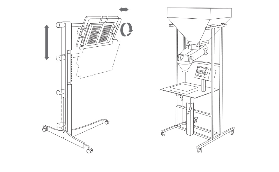 Product line art for Reader's Window and Logical Machines.