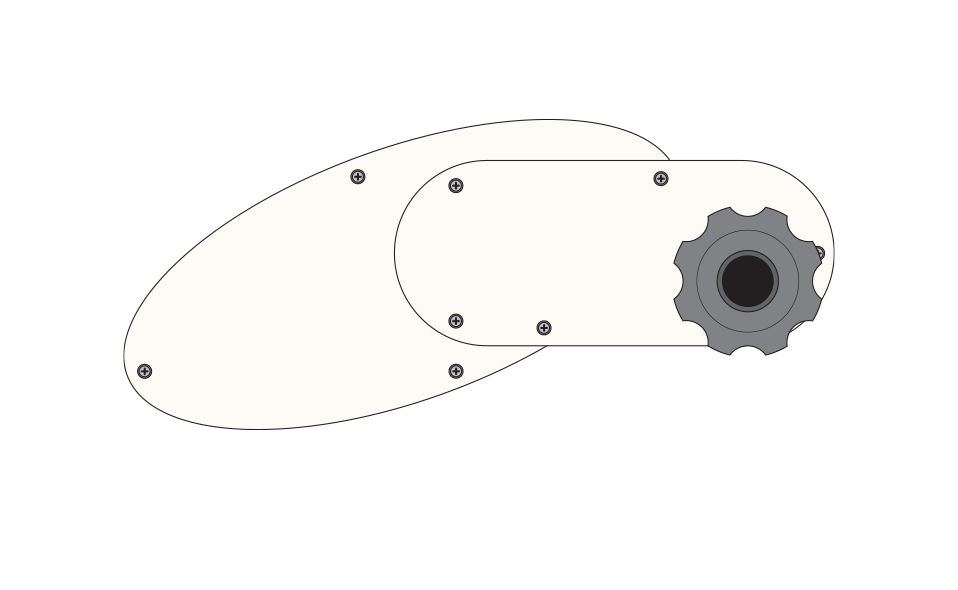 Additional product design sketches for the Shower Boss (back view).