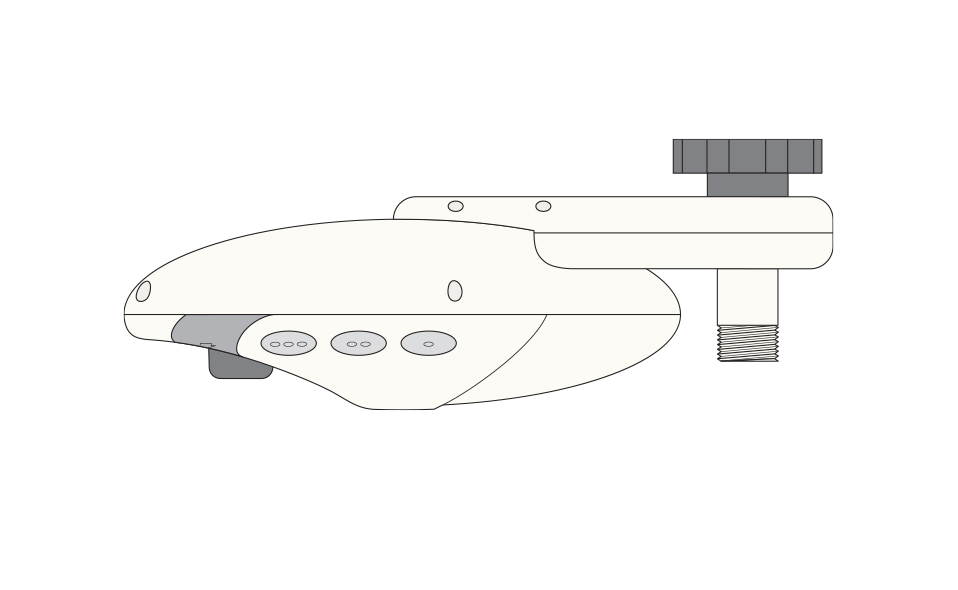 Additional product design sketches for the Shower Boss (bottom view).