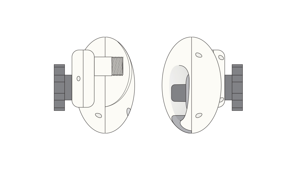 Additional product design sketches for the Shower Boss (side views).